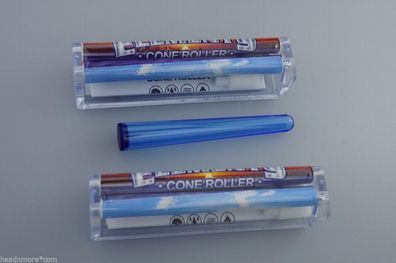 Cone Roller Drehhilfe 2 Stück + 1 x Cone Tube blau 10cm konische Drehmaschine