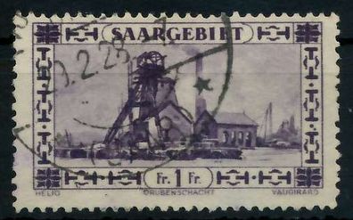 Saargebiet 1926 Nr 117II gestempelt X795226