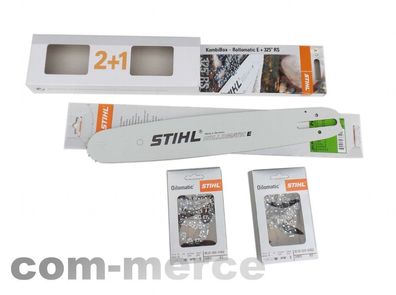 STIHL KombiBox Rollomatic E und .325" RS, 37cm Schwert & 2 Ketten 2 + 1