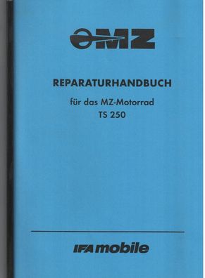 Reparaturhandbuch passend für das MZ Motorrad TS 250, DDR Klassiker, Ost Oldtimer