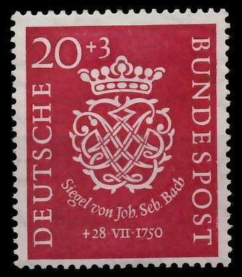 BRD BUND 1950 Nr 122 postfrisch gepr. X795472