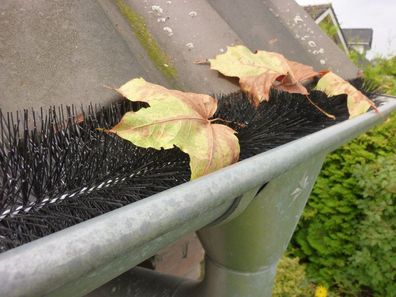 Rinnenbürste Blatt Schutz Mader Dachrinne Bürste 12cm Laubschutz Blätter