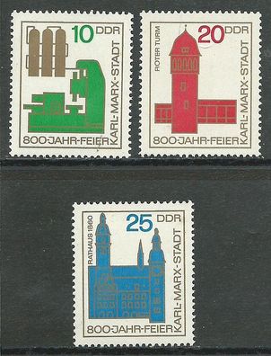 DDR postfrisch Michel-Nummer 1117-1119