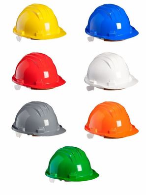 Arbeitshelm Bauarbeiterhelm Bauhelm Helm Schutzhelm blau gelb weiß grau rot