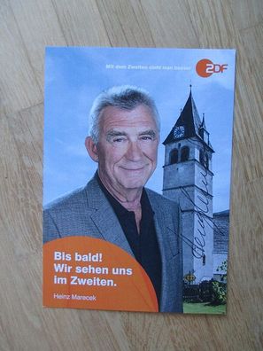ZDF SOKO Kitzbühel Schauspieler Heinz Marecek - handsigniertes Autogramm!!!