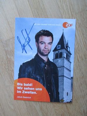 ZDF SOKO Kitzbühel Schauspieler Jakob Seeböck - handsigniertes Autogramm!!!