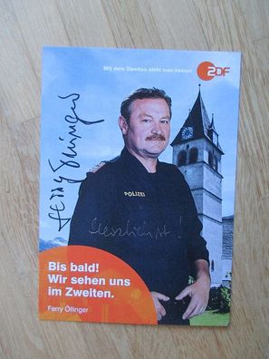 ZDF SOKO Kitzbühel Schauspieler Ferry Öllinger - handsigniertes Autogramm!!!