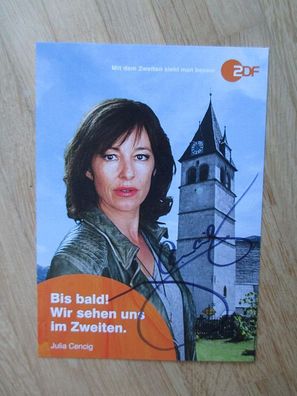ZDF SOKO Kitzbühel Schauspielerin Julia Cencig - handsigniertes Autogramm!!!