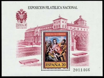 Spanien Block 34 postfrisch S3CBE46