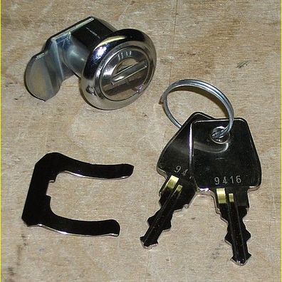 Hebelschloss mit 2 Schlüsseln für Schliessung 9001 - 9500 / Zunge CS156