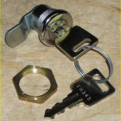 Hebelschloss mit 2 Schlüsseln für Schliessung FH001 - FH400 / Zunge CS 157 mit Mutter