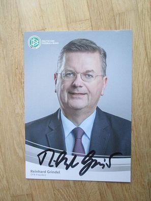 DFB Präsident Reinhard Grindel - handsigniertes Autogramm!!!