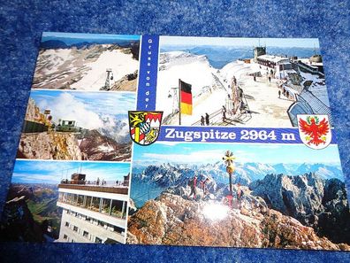 5069 / Ansichtskarte -Zugspitze 2964m