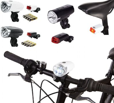 Fahrradleuchten Set LED Fahrrad Leuchten Extrahell IP44. NEU & in Original-Verpackung