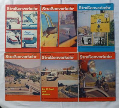 12 x Der Deutsche Straßenverkehr Jahrgang 1978 Nr. 1 - 12 DDR Oldtimer