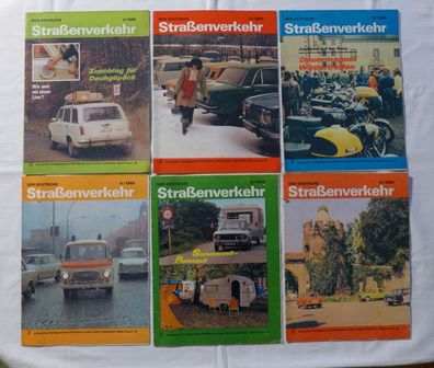 12 x Der Deutsche Straßenverkehr Jahrgang 1980 Nr. 1 - 12 DDR Oldtimer