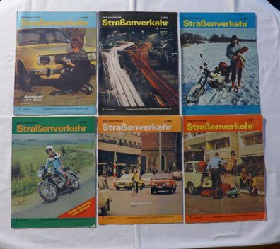 12 x Der Deutsche Straßenverkehr kompletter Jahrgang 1983 Nr. 1 - 12 , DDR Oldtimer