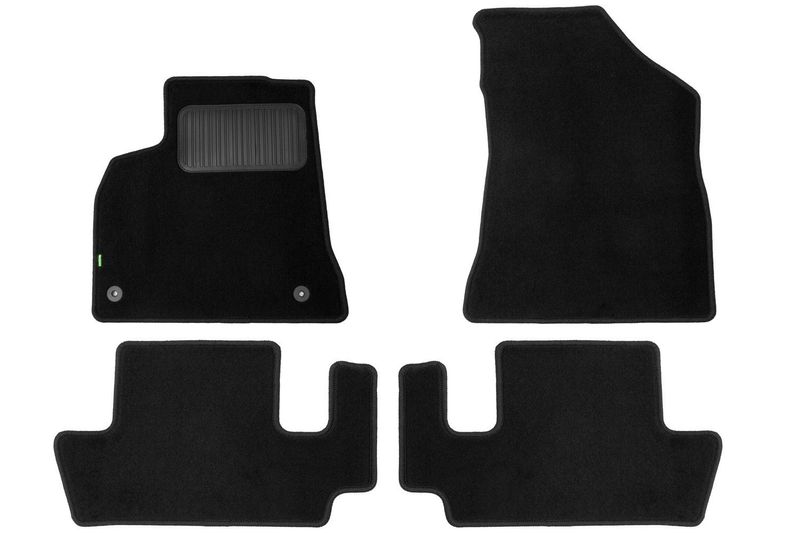 Textile Fussmatten Klever für Peugeot 3008, 2008-2017, Kombi, 4-teilig