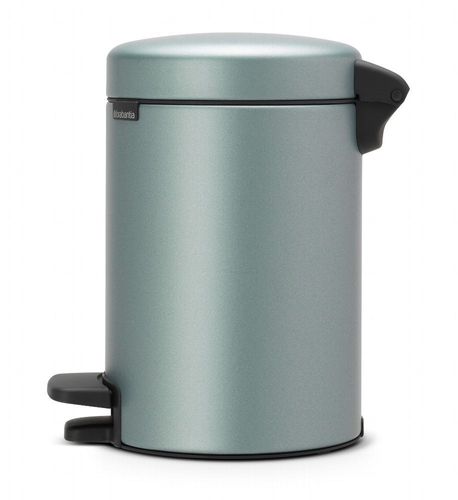brabantia Treteimer NewIcon 3 Liter in Weiß nachhaltiger Mülleimer Kosmetikeimer 