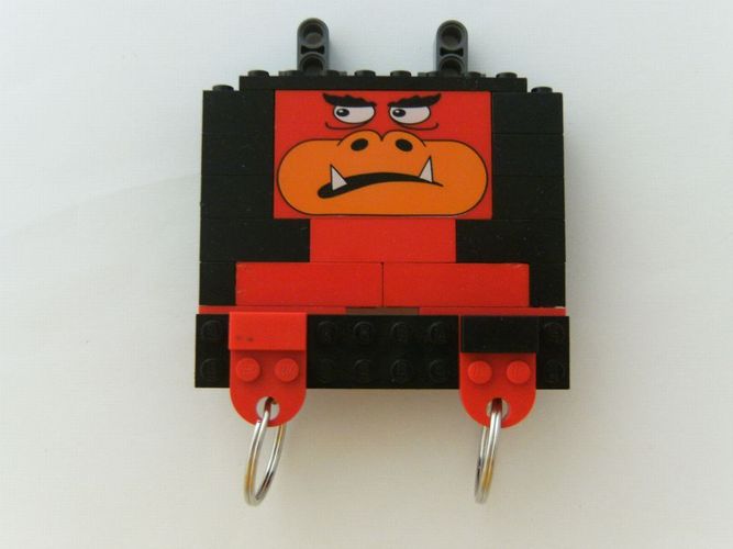 1 Schlüsselbrett aus Lego Steinen mit Schlüsselanhängern Legostein Figuren Stein 