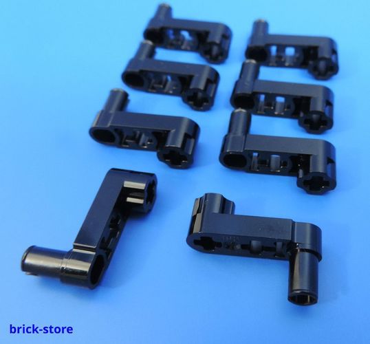 4563045 10 Stück 2X1X3 Kurbel Verbinder hellgrau Pin/Kreuz LEGO® technic Nr 