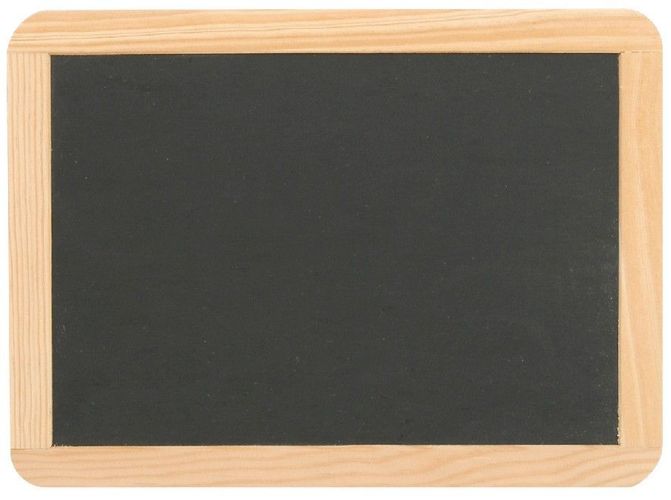 ECHTE Holzrahmen Schiefertafel Schreibtafel  22x17 cm Schultafel Kreidetafel m 