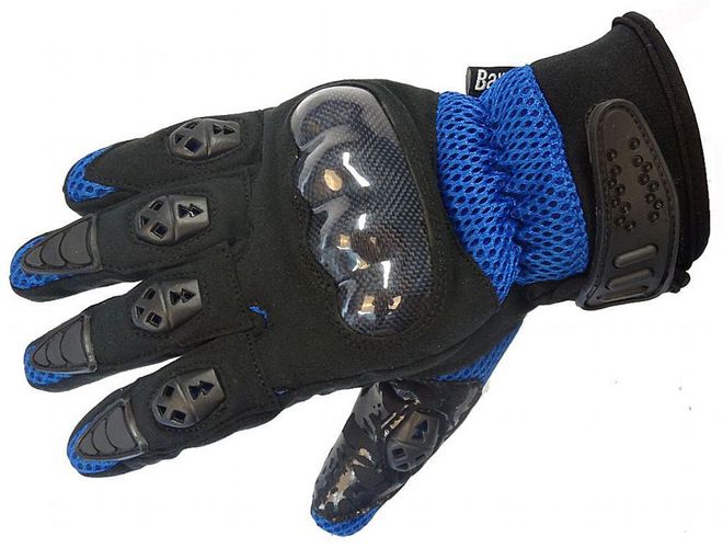 Bangla Motocrosshandschuh Enduro Motorrad Handschuhe schwarz blau L 