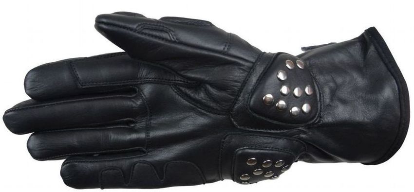 Bangla Motorradhandschuhe Motorrad Handschuhe Leder Nieten Schwarz XS S M L XL 