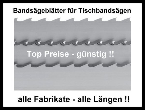 K 1 Stück Bandsägeblatt 1400x8x0,65mm Bandsägeblatt Westfalia 250W,Atika BS205 