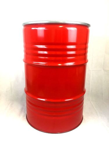 210 Liter Blechfass Stahlfass Fass Ölfass Metallfass Deckelfass Tonne Rot  kaufen bei