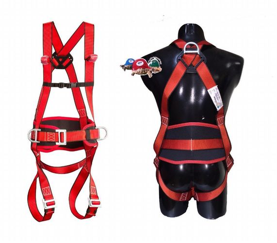 SET Dachdecker Kletterschutz Fallschutz Sicherheitsgurt Seil Helm geprüft DIN361 