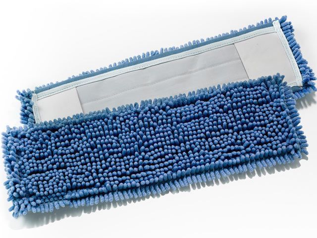 blau 100% Microfaser 50 Stück  50cm Microfaser Wischmopp Mop Mob Mopp 