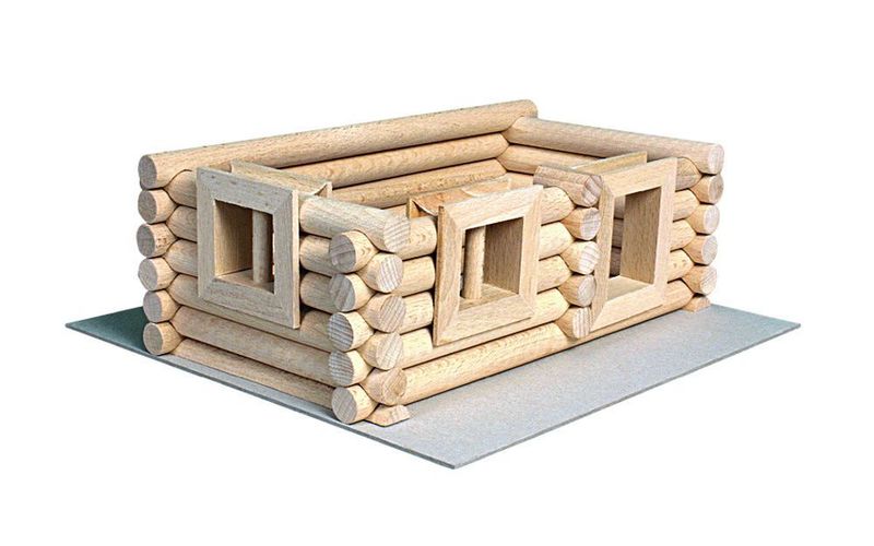 Holzbaukasten Vario 72 Teile Walachia Holzbausatz Holzbausteine Holz Modellbau 