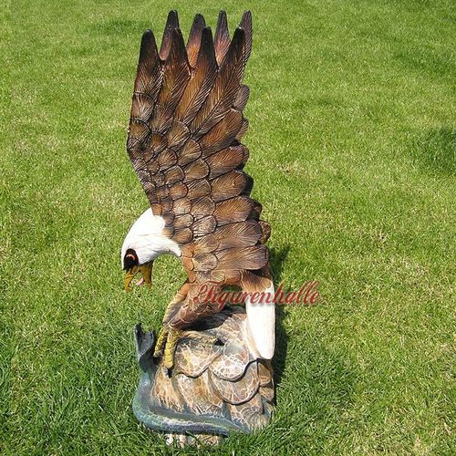 Adler Figur Weinflaschenhalter bronzefarben Tischdeko Western Wildlife Eagle USA 