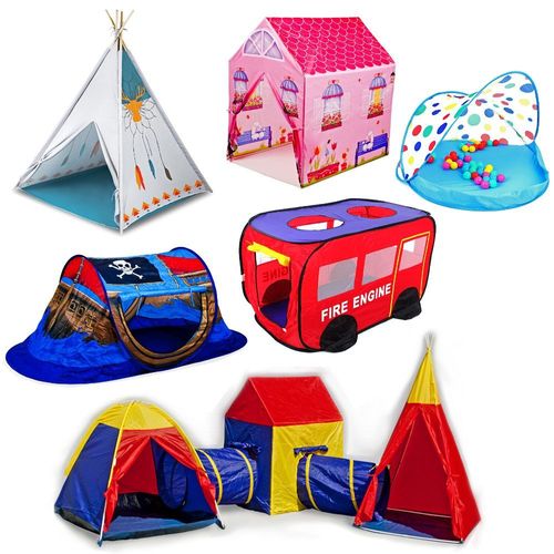 Spielhaus Spielzelt Kinderzelt Tipi Zelt für Kinder PopUp Klappspielzeug Outdoor 
