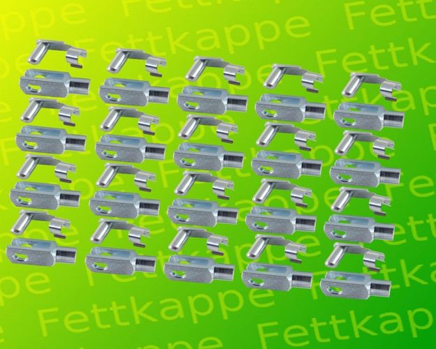 Federklappbolzen für Gabelkopf 4x8 20 x ES-Bolzen Sicherungsbolzen 