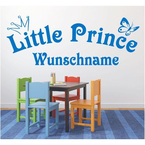 Wandtattoo Little Prince Kind Name Wunschname Wunschtext Sticker Wandaufkleber 2 