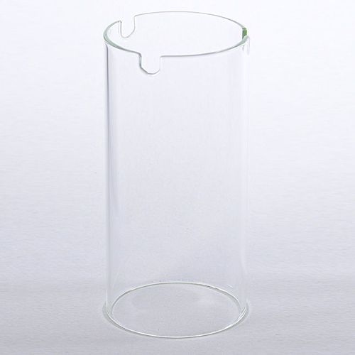 Ersatzglas Glaszylinder Rechteck für Grablaternen und Grablampen 8 x 8 x 18 cm 