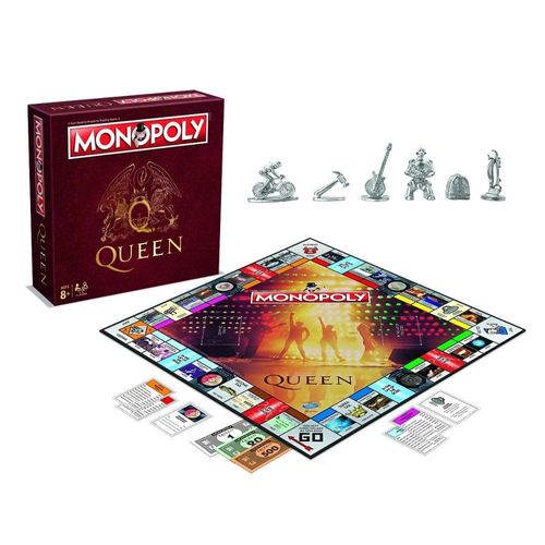 englisch Zaubertasse Tasse Kaffeetasse Brettspiel Boardgame Monopoly Queen 
