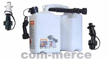Stihl Kombi Kanister orange mit Einfüllsystem für Benzin & Öl