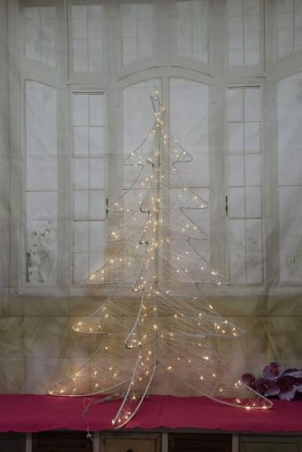 Impressionen Tannenbaum LED-Deko-Objekt Tannengeflecht XMAS an Bastler B3 