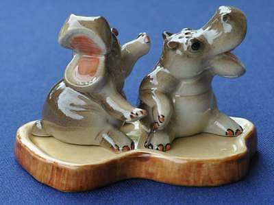Keramik: Elefant Hund Katze Salzstreuer & Pfefferstreuer Schwein Eule Hippo 