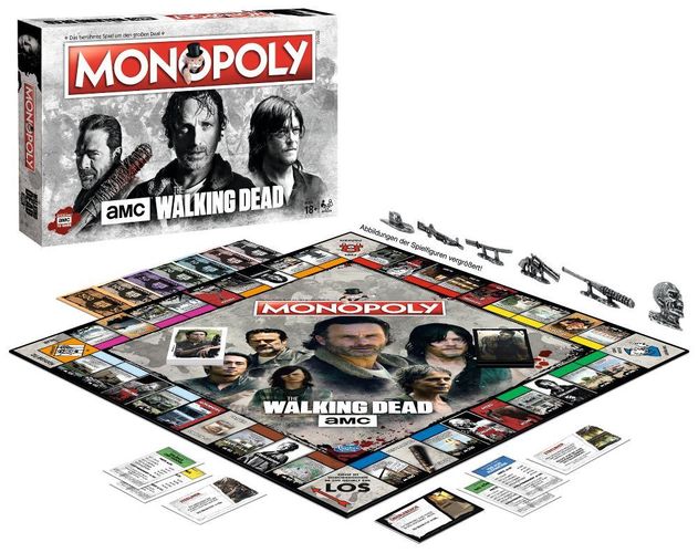 Monopoly The Walking Dead AMC TWD Spiel Gesellschaftsspiel Brettspiel deutsch 