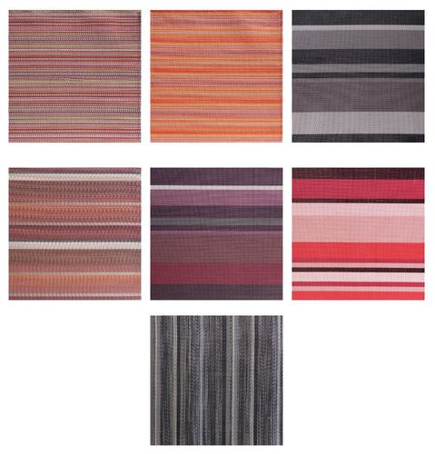 Set 6 Stück Tischset Feinband 7 Farben & Muster zur Auswahl 45 x 33 cm Gastlando 