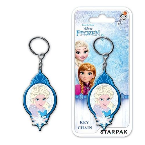 rubber keychain Gummi Schlüsselanhänger Walt Disney's Frozen Elsa türkis 