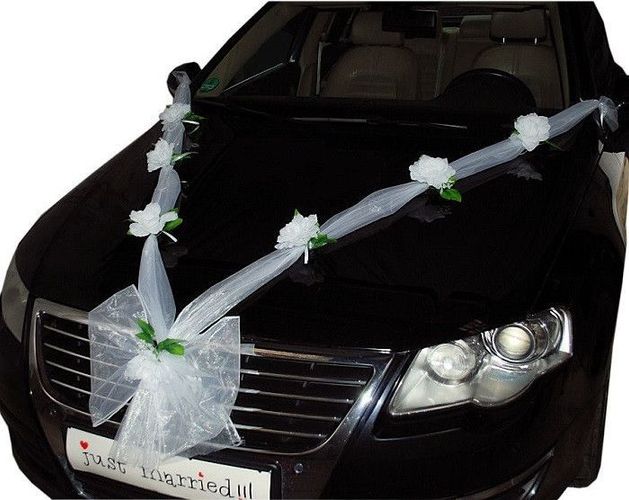 10 Modelle Hochzeit Autodeko Brautauto Autoschmuck Hochzeitsauto Autogirlande 