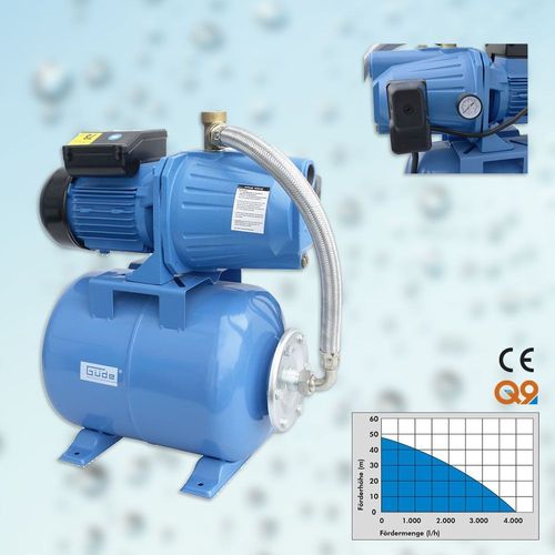 Güde Hauswasserwerk HWW 1300 G mit 24l Druckkessel Automat Wasser Pumpe  Werk kaufen bei