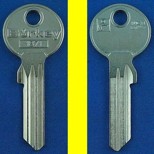 Schlüsselrohling Börkey 1871 für verschiedene Iseo Profil F3