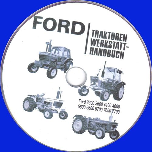 Ford 5600 Operator Handbücher 7600 Traktore 6600 