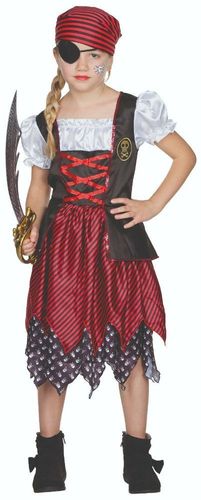 Gr Punky Pirat Kinder Kostüm Rubies 12801 Piratin 104-152 